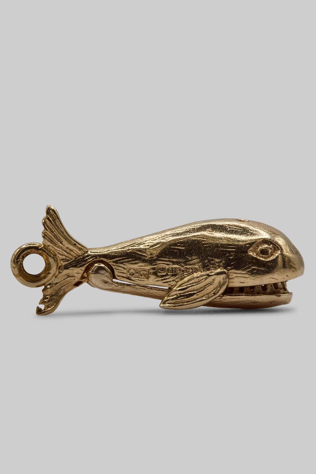 The Opening Merciful Jonah & The Whale Charm (375 9ct gold, made in 1962)
