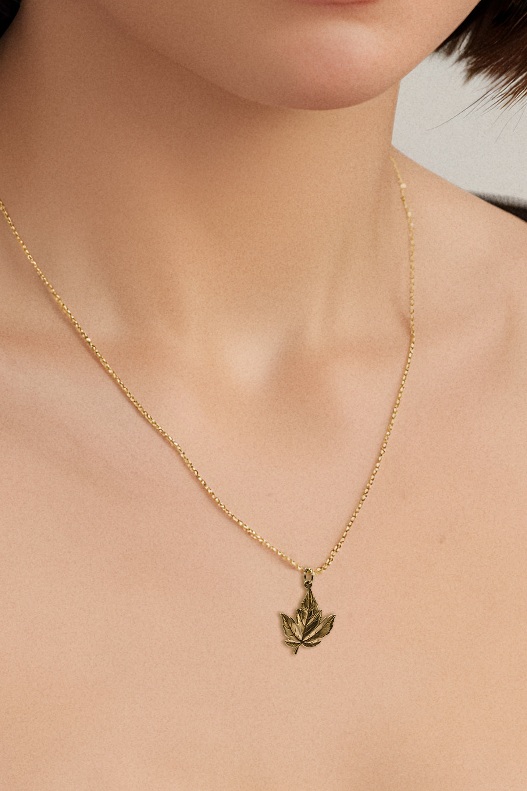 The Delicate Golden Maple Leaf Charm (9ct 375 Gold 1969)