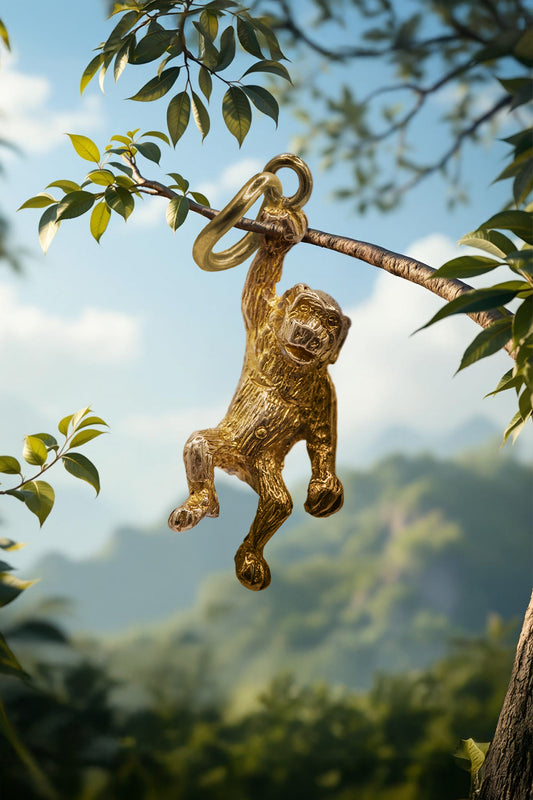 The Golden Cheeky Monkey Charm (9ct 375 Gold 1952)