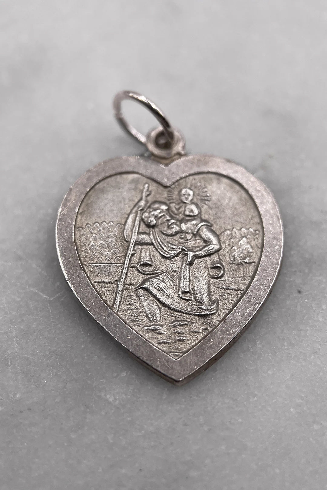 The Guardian St. Christophers of Safe Travels Vintage Charm (925 Sterling Silver, made circa 1950 - 1970)