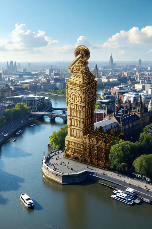 The Iconic Golden Big Ben Charm (9ct 375 Gold, Made in 1970)